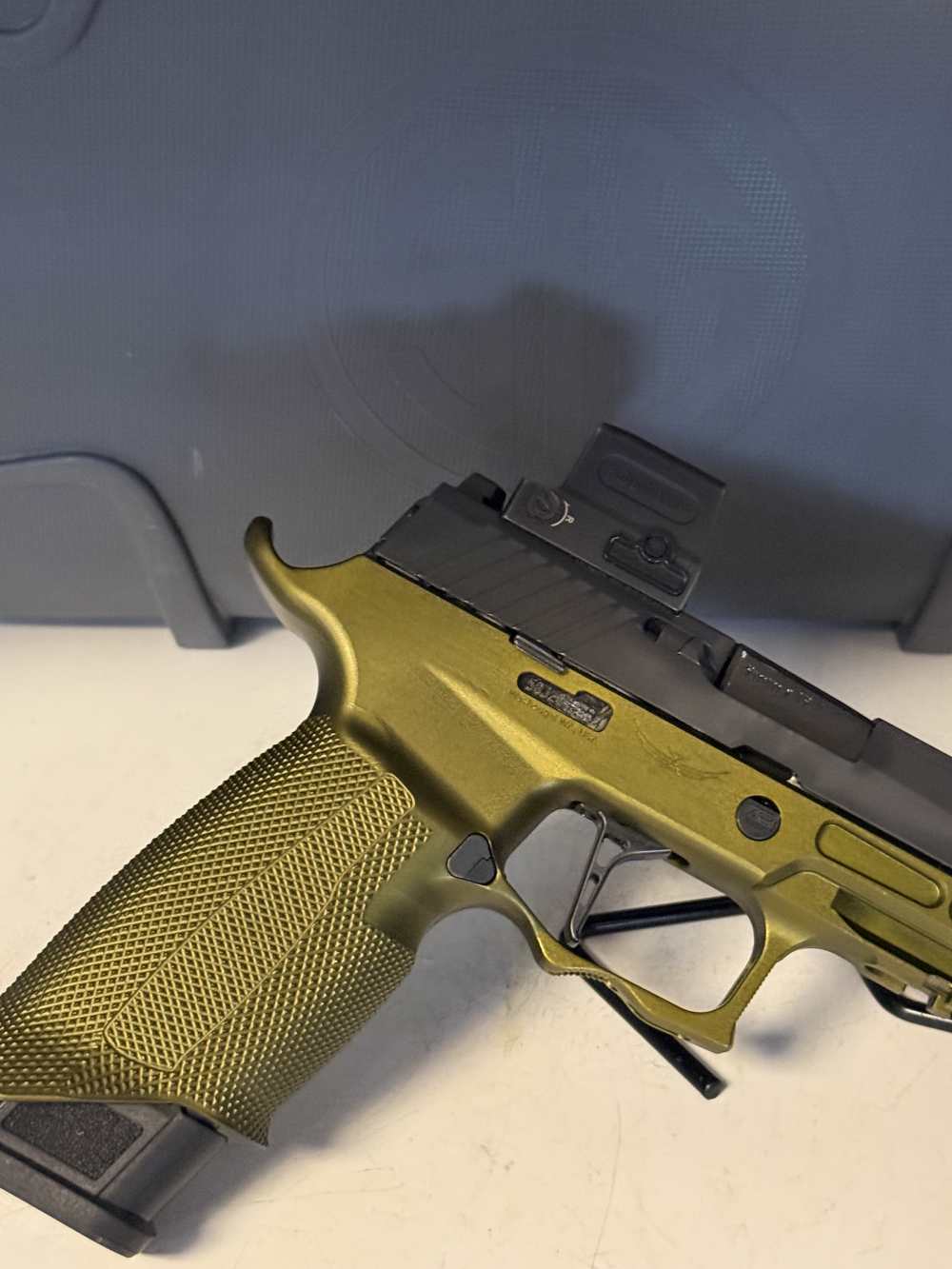 Custom! Sig Sauer P320 9mm. Icarus Frame, Ported Slide, Holosun 509T, -img-5