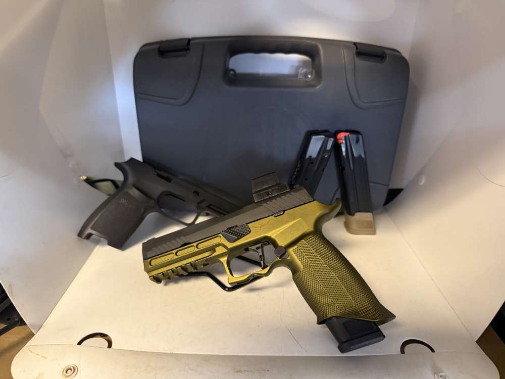 Custom! Sig Sauer P320 9mm. Icarus Frame, Ported Slide, Holosun 509T, -img-0