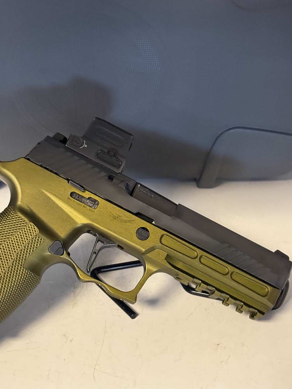 Custom! Sig Sauer P320 9mm. Icarus Frame, Ported Slide, Holosun 509T, -img-4