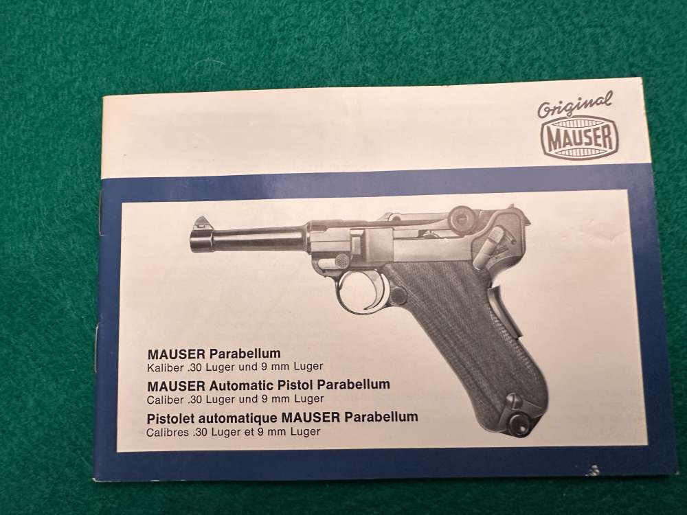 Luger Mauser Artillery Cased Set mfg 1986 A Beautiful Very Rare Luger-img-22