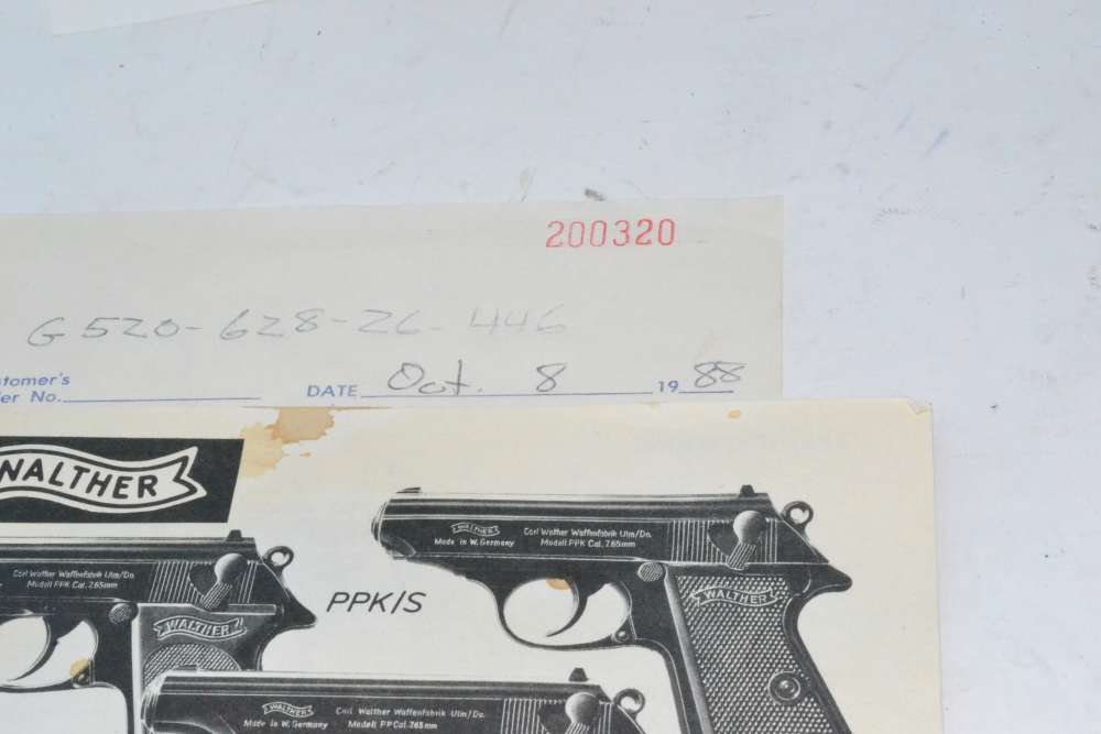Walther PPK/S Stainless Original Case 1988 Matching Papers Target 4 Mags-img-6