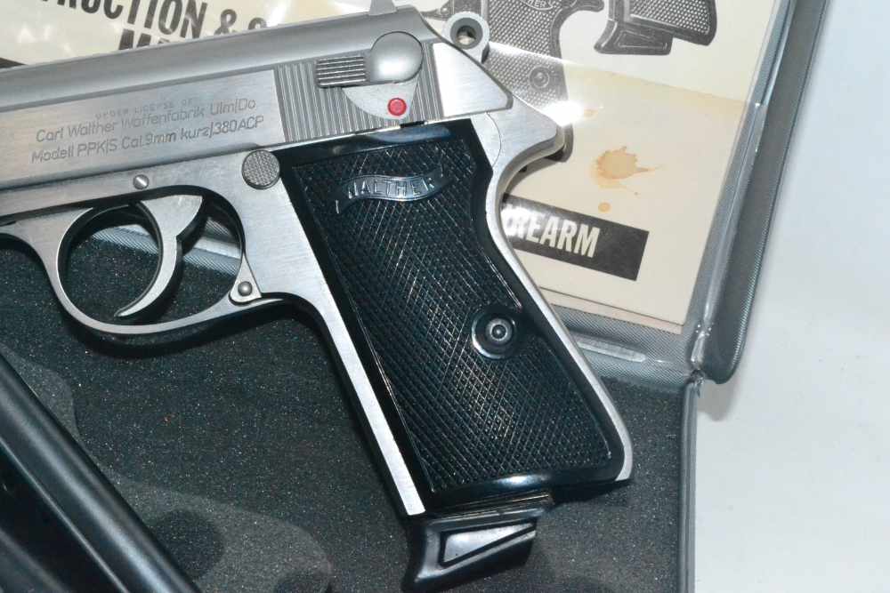 Walther PPK/S Stainless Original Case 1988 Matching Papers Target 4 Mags-img-17