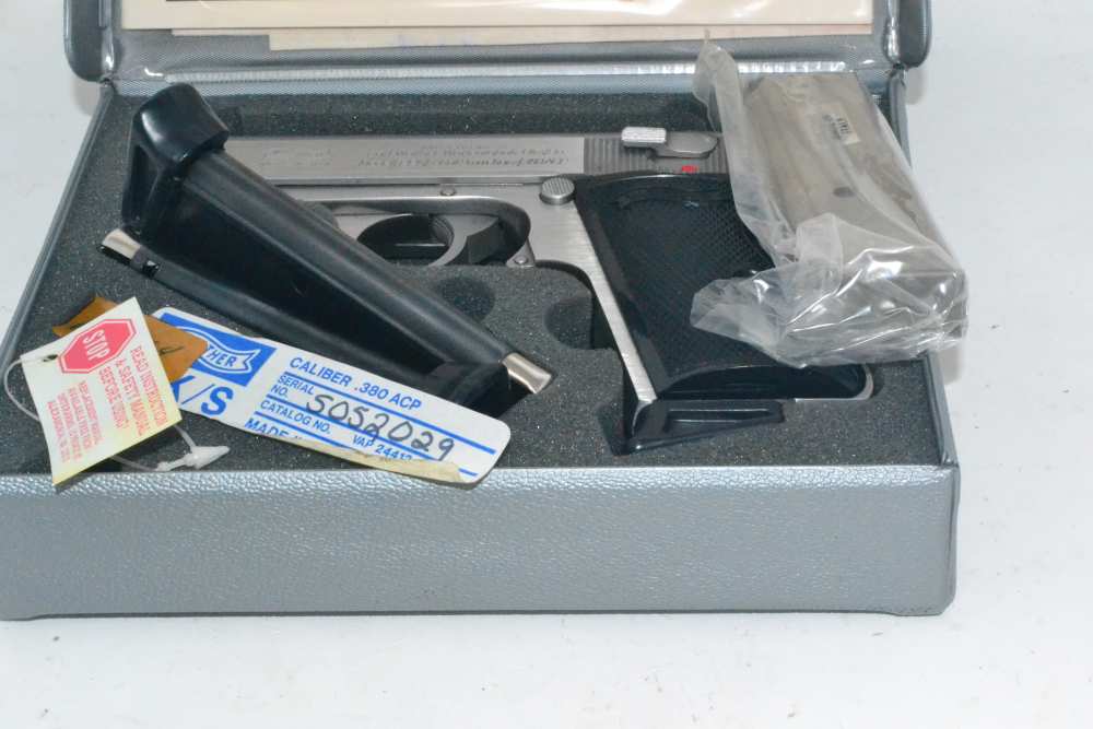 Walther PPK/S Stainless Original Case 1988 Matching Papers Target 4 Mags-img-30