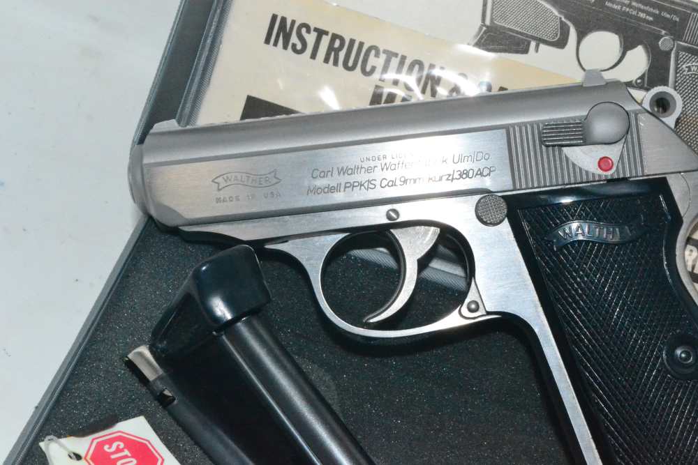 Walther PPK/S Stainless Original Case 1988 Matching Papers Target 4 Mags-img-18