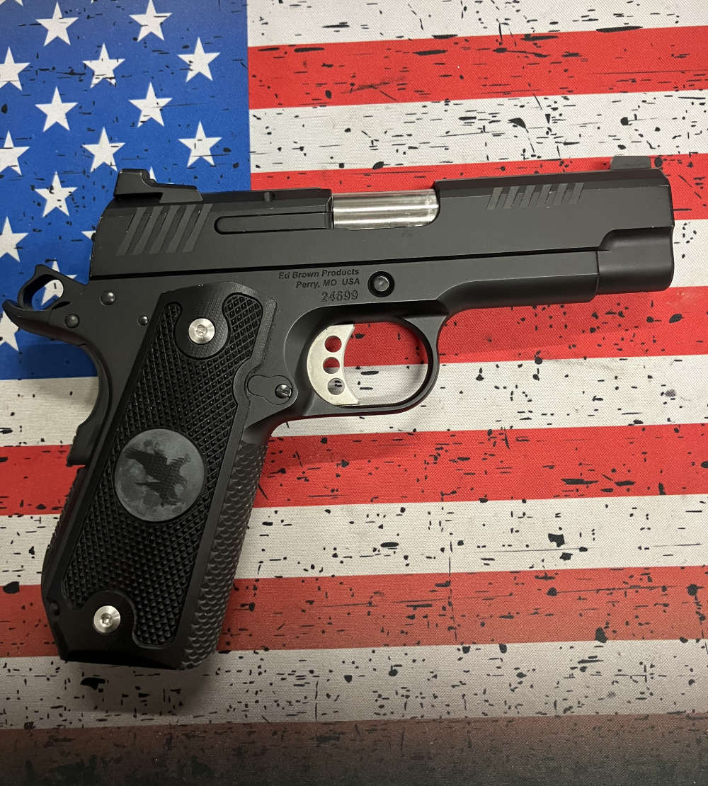 ED BROWN 1911 EVO KC9 G4 9MM 4" BULL BARREL TRIJICON PENNY AUCTION -img-0