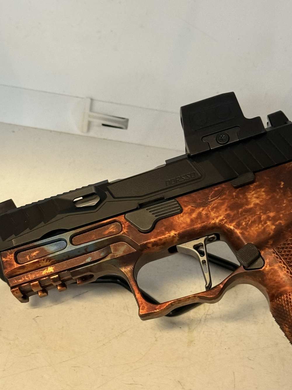 Custom! Sig Sauer P320 9mm. Icarus Frame, Norsso Slide, Ported Barrel!-img-3