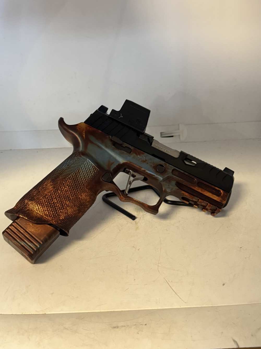 Custom! Sig Sauer P320 9mm. Icarus Frame, Norsso Slide, Ported Barrel!-img-8