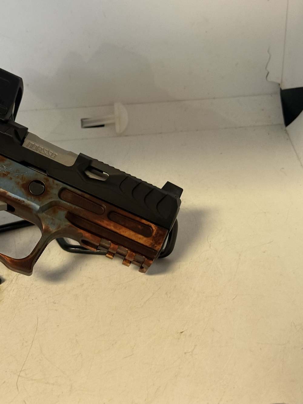 Custom! Sig Sauer P320 9mm. Icarus Frame, Norsso Slide, Ported Barrel!-img-12