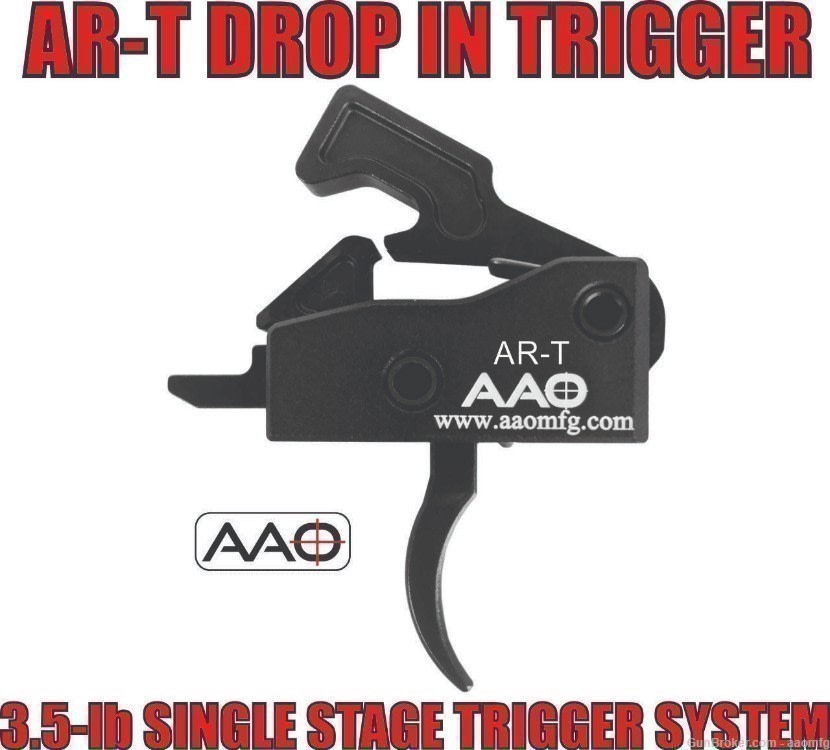AR15 3.5lb drop in trigger AR15 AR9 AR45 single stage-img-0