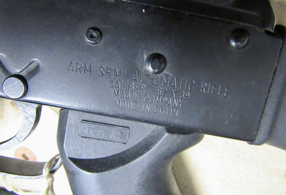 Egyptian MAADI Semi-Auto AK47 7.62x39 Rifle .01 NO RESERVE-img-8