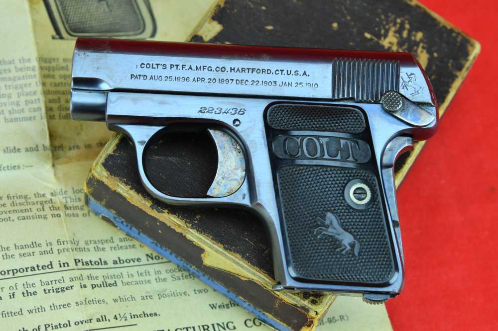 EXC. Colt Model 1908 Vest Pocket - .25 ACP - *W BOX*-img-0