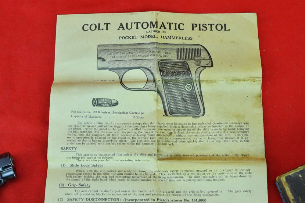 EXC. Colt Model 1908 Vest Pocket - .25 ACP - *W BOX*-img-3