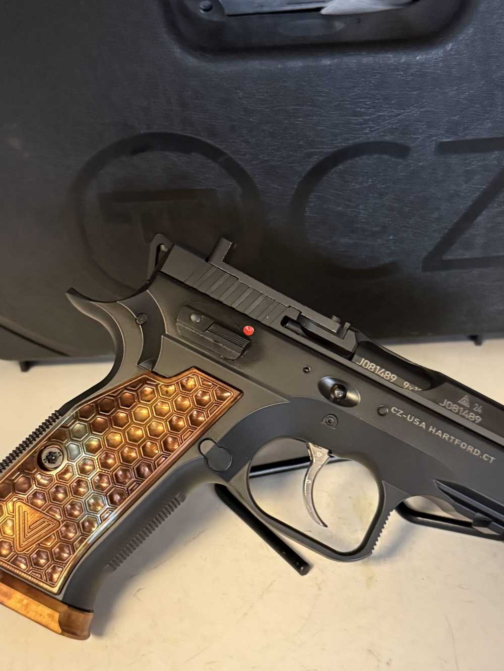 Custom! CZ Shadow 2 Compact 9mm. Factory Box, Like New Condition!-img-3