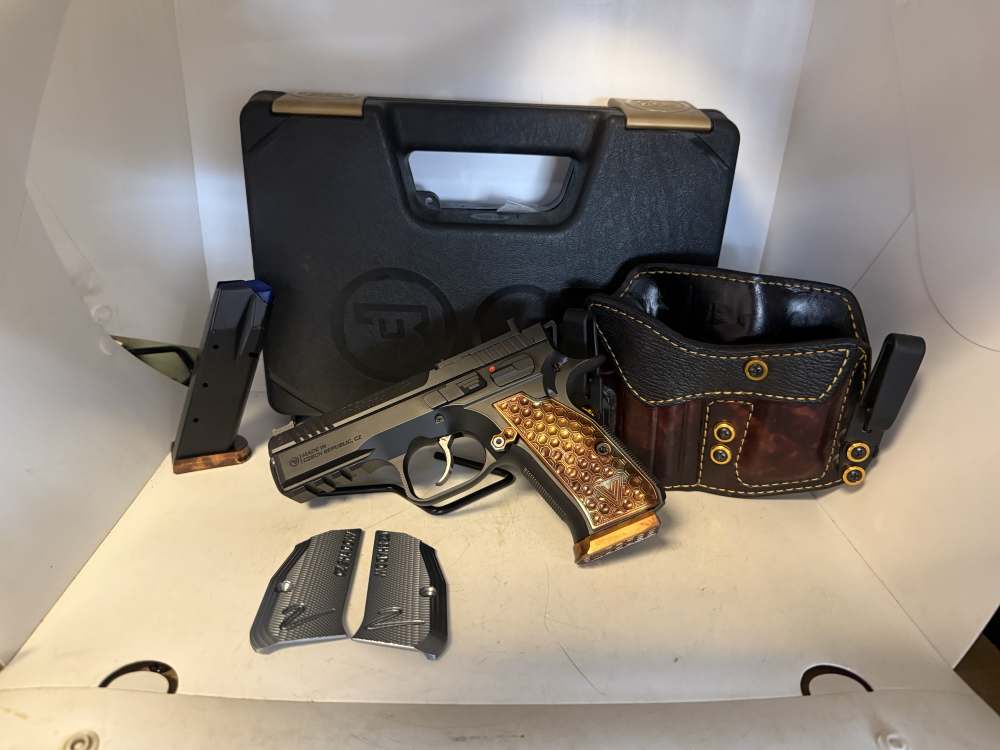 Custom! CZ Shadow 2 Compact 9mm. Factory Box, Like New Condition!-img-0