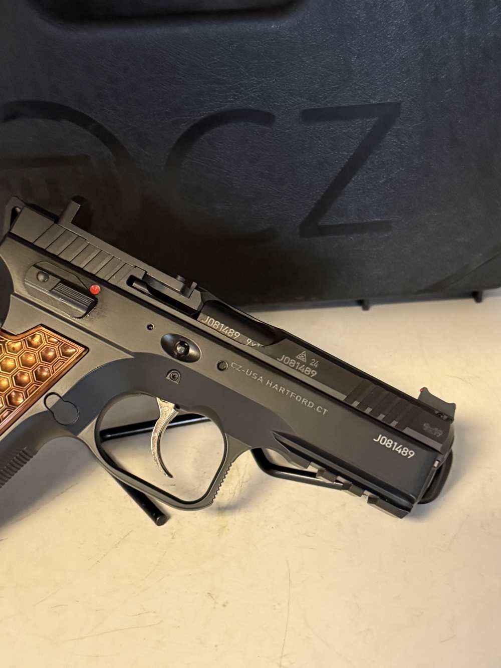 Custom! CZ Shadow 2 Compact 9mm. Factory Box, Like New Condition!-img-4