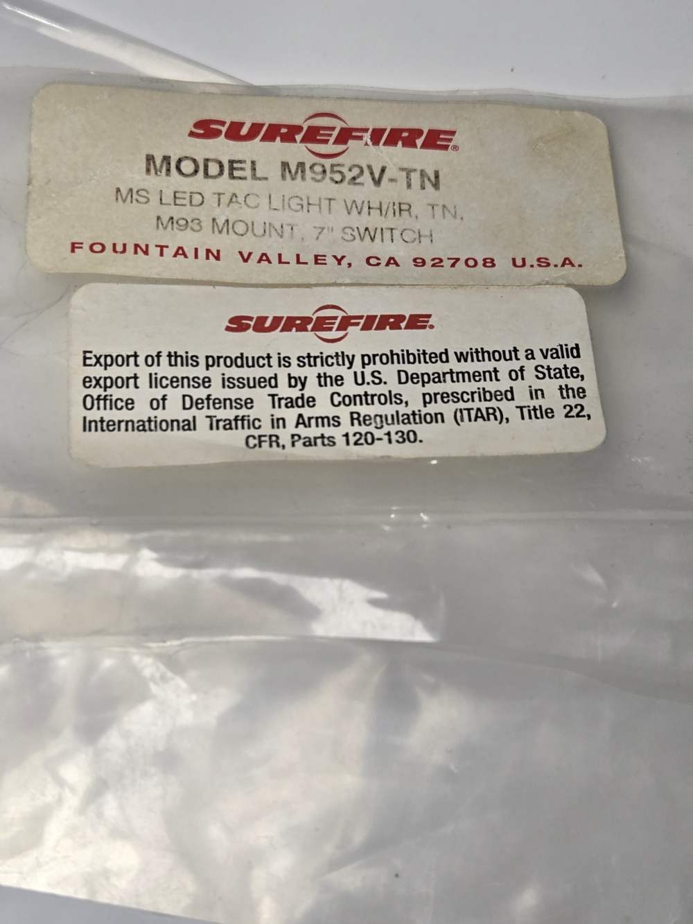 Surefire M952V Tan Vampire IR Flashlight GWOT M4 M4A1 M16A4 Kit #1-img-11
