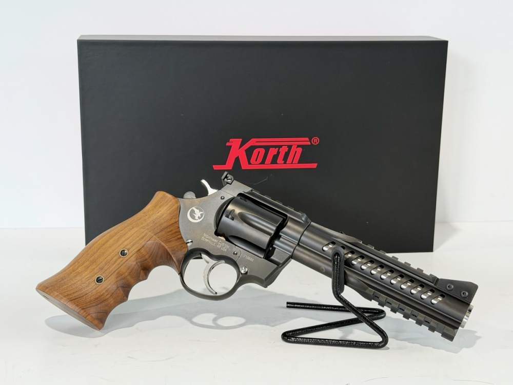 Korth Ranger — .357 Magnum / 9MM | 6" Lothar Walther Barrel | Dual Cylinder-img-1