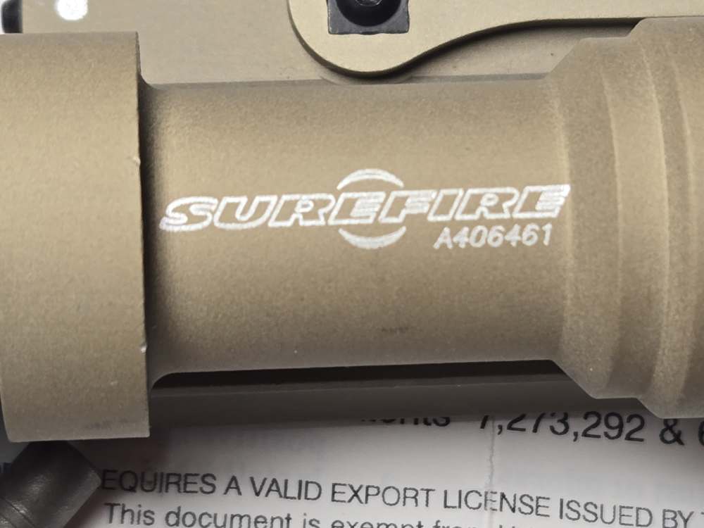 Surefire M952V Tan Vampire IR Flashlight GWOT M4 M4A1 M16A4 Kit #2-img-1