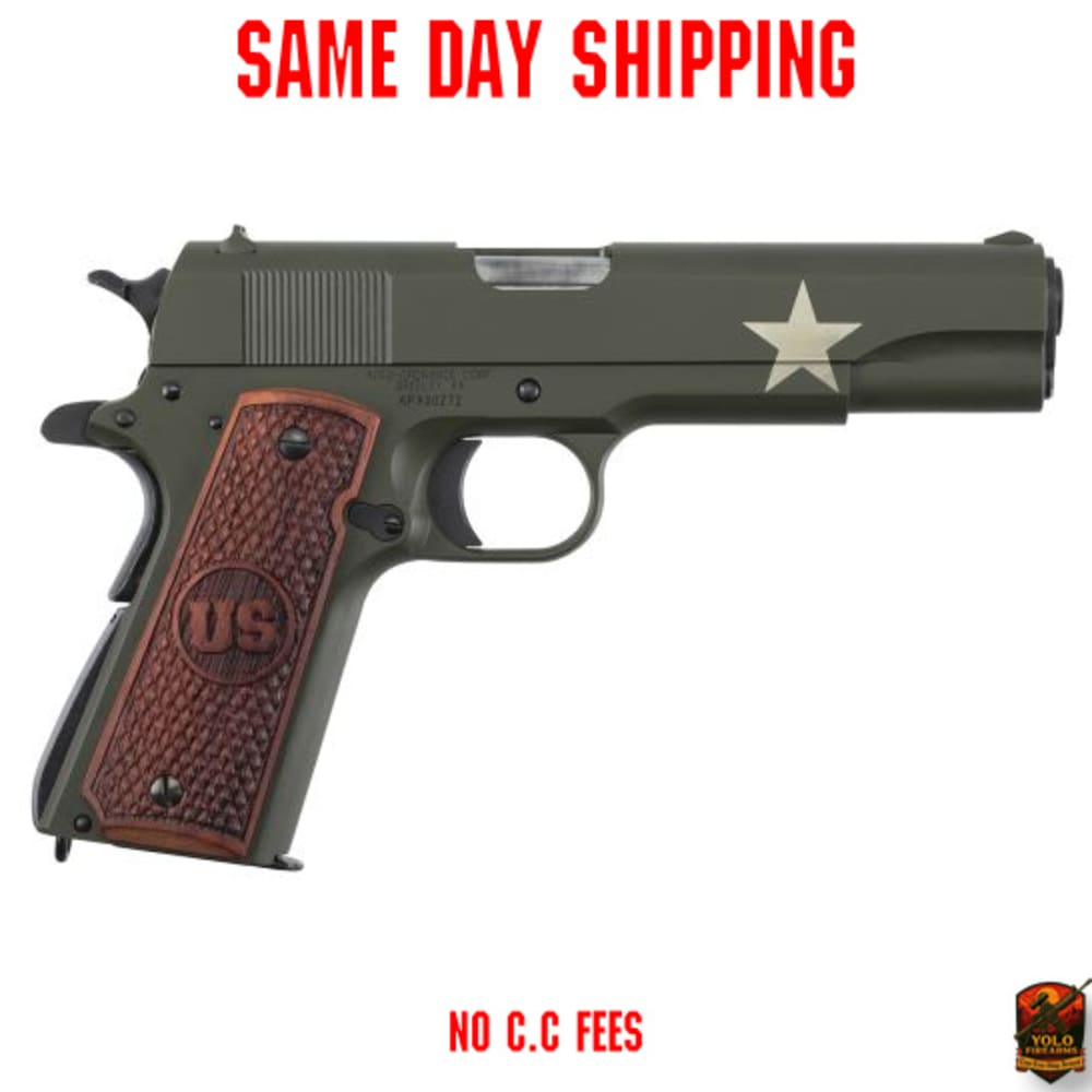 Auto-Ordnance Tanker 1911 Custom M4 Sherman Edition .45 ACP 5" Pistol, 7RD-img-0
