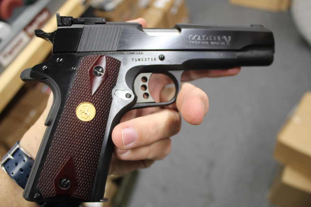 COLT GOLD CUP NATIONAL MATCH IN 38 SUPER LIKE NEW NO RESERVE-img-2
