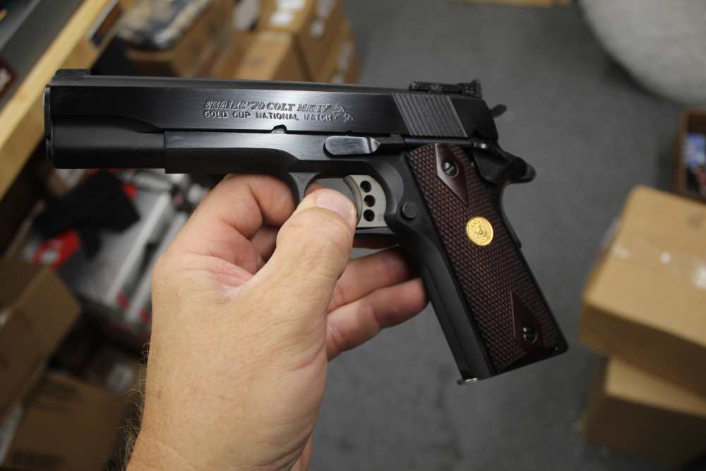 COLT GOLD CUP NATIONAL MATCH IN 38 SUPER LIKE NEW NO RESERVE-img-0