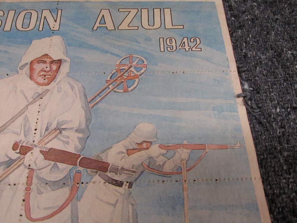 WWII RATION SHEET OF THE BLUE DIVISION, SPANISH VOLUNTEERS IN RUSSIA-1942-img-2