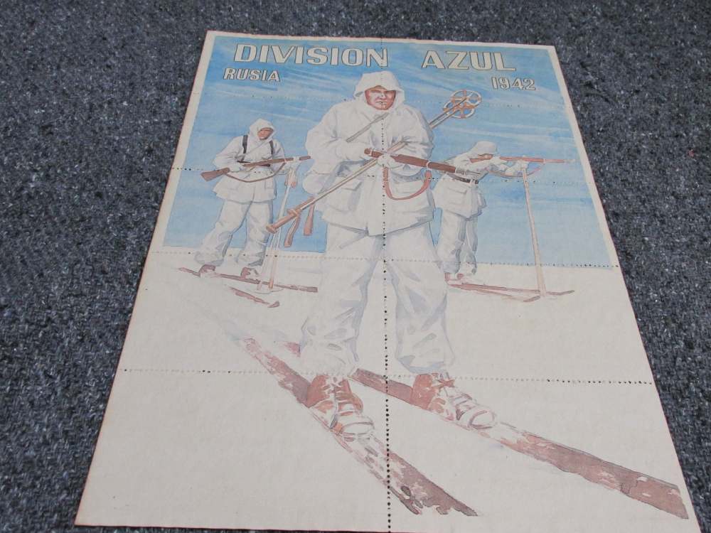 WWII RATION SHEET OF THE BLUE DIVISION, SPANISH VOLUNTEERS IN RUSSIA-1942-img-0
