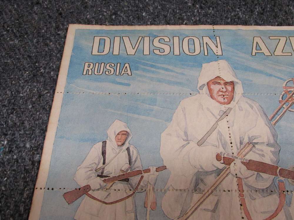 WWII RATION SHEET OF THE BLUE DIVISION, SPANISH VOLUNTEERS IN RUSSIA-1942-img-1
