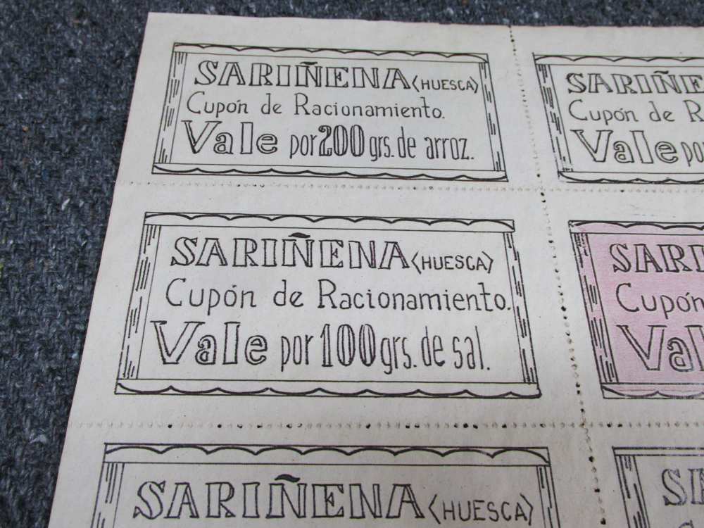 WWII RATION SHEET OF THE BLUE DIVISION, SPANISH VOLUNTEERS IN RUSSIA-1942-img-4
