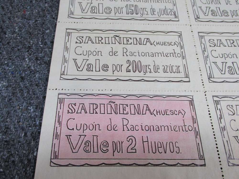 WWII RATION SHEET OF THE BLUE DIVISION, SPANISH VOLUNTEERS IN RUSSIA-1942-img-7