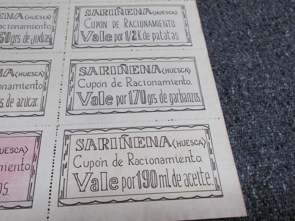 WWII RATION SHEET OF THE BLUE DIVISION, SPANISH VOLUNTEERS IN RUSSIA-1942-img-6