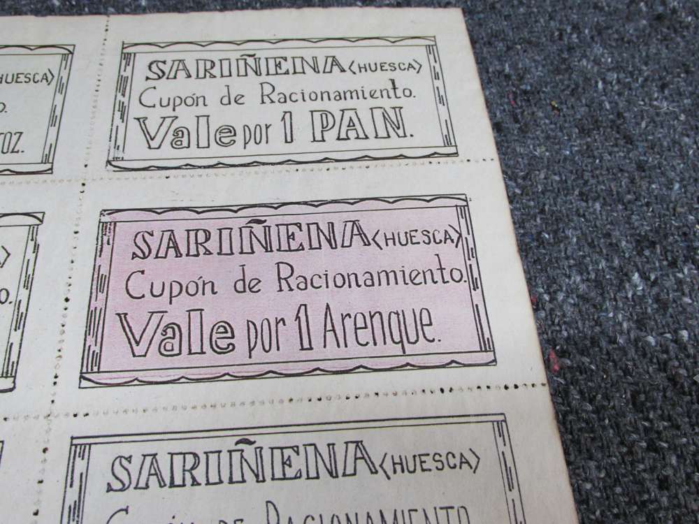 WWII RATION SHEET OF THE BLUE DIVISION, SPANISH VOLUNTEERS IN RUSSIA-1942-img-5