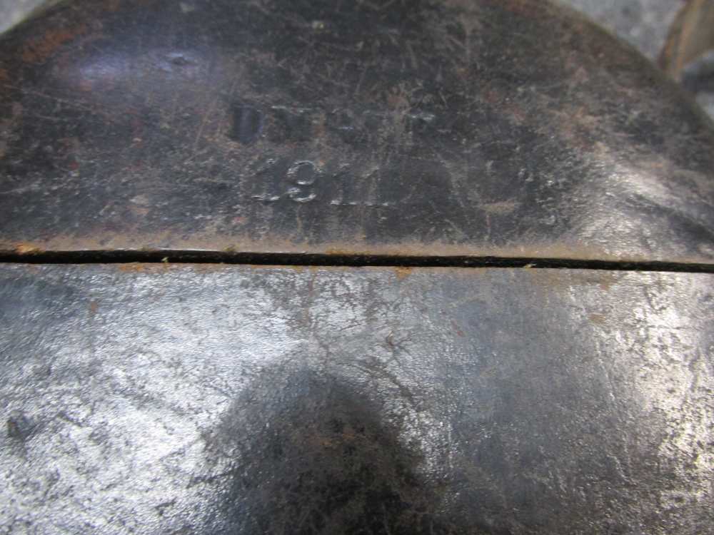 WWI ERA 1910 DATED LEATHER COVERED GLASS PORTUGUESE CANTEEN AND CARRY STRAP-img-8