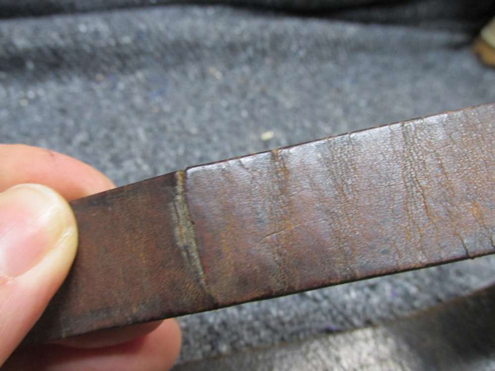 WWI ERA 1910 DATED LEATHER COVERED GLASS PORTUGUESE CANTEEN AND CARRY STRAP-img-15