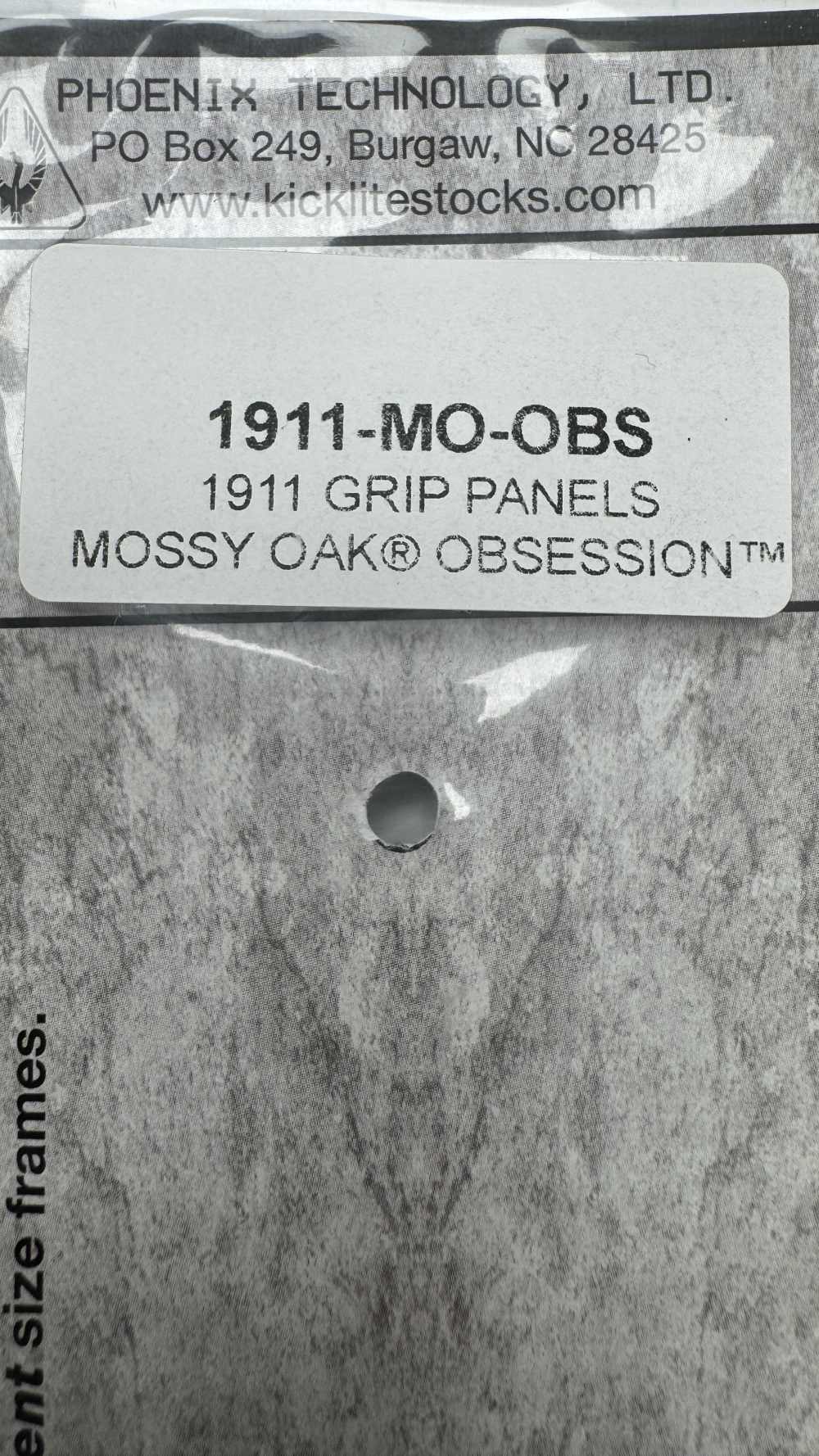 1911 GRIP PANELS, MOSSY OAK, MADE IN USA.-img-1