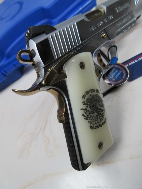 Girsan/EAA MC1911S Liberador .38 super 5" 10+1 Silver&Gold-img-7