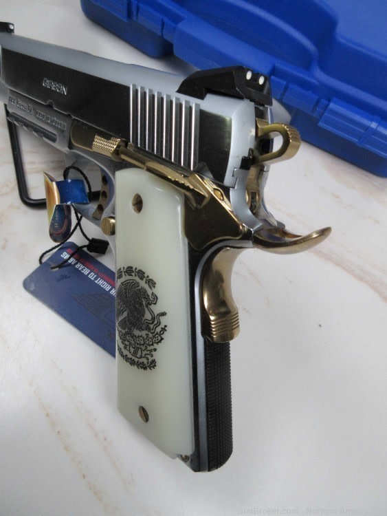 Girsan/EAA MC1911S Liberador .38 super 5" 10+1 Silver&Gold-img-3