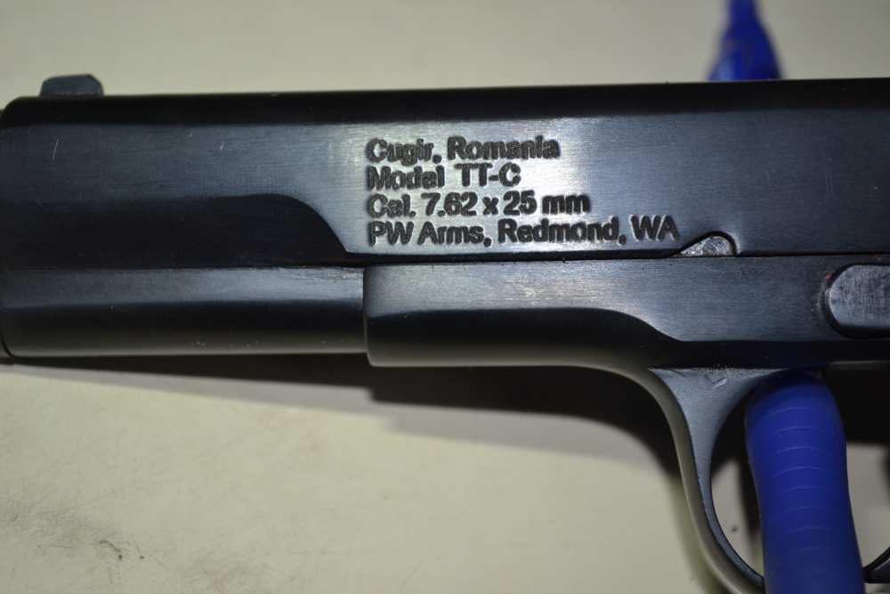Cugir/P.W.Arms Model TT-C 7.62X25 Tokarove s/a pistol 4.6" barrel 1953-img-4