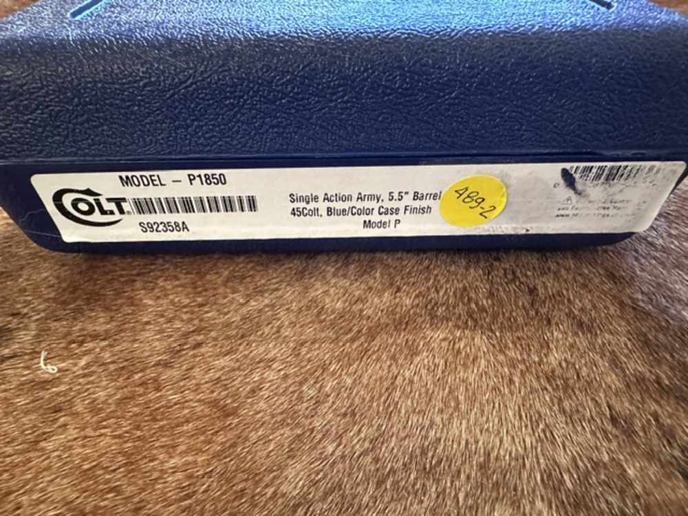 LNIB COLT Single Action Army (SAA) Model P1850 .45 Long Colt, 5.5” Unfired-img-11