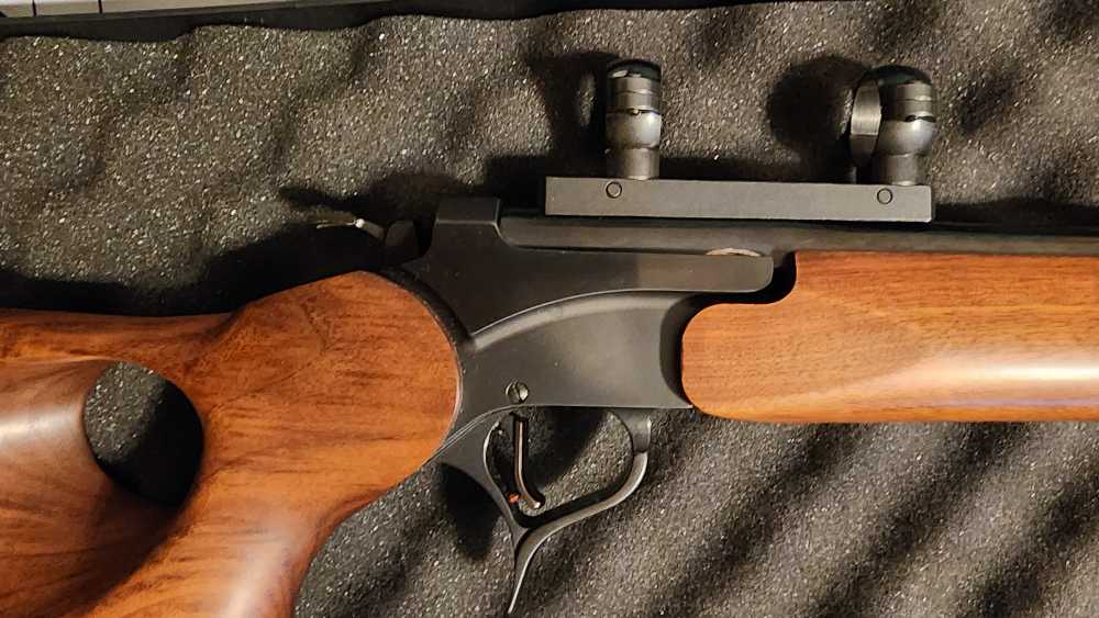 Thompson Center Encore T/C 243 Win Rifle with High Plains Gunstocks Walnut-img-6