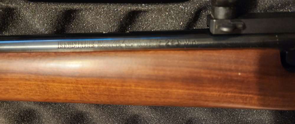 Thompson Center Encore T/C 243 Win Rifle with High Plains Gunstocks Walnut-img-4