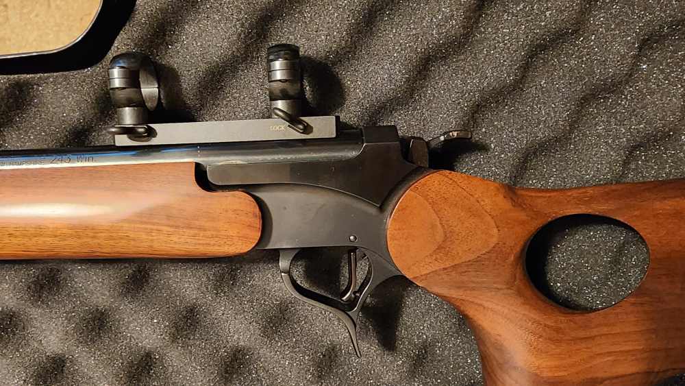 Thompson Center Encore T/C 243 Win Rifle with High Plains Gunstocks Walnut-img-3