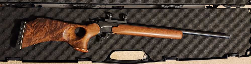 Thompson Center Encore T/C 243 Win Rifle with High Plains Gunstocks Walnut-img-0