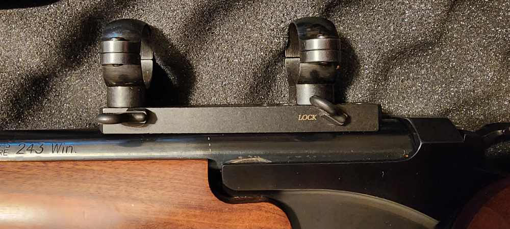 Thompson Center Encore T/C 243 Win Rifle with High Plains Gunstocks Walnut-img-5