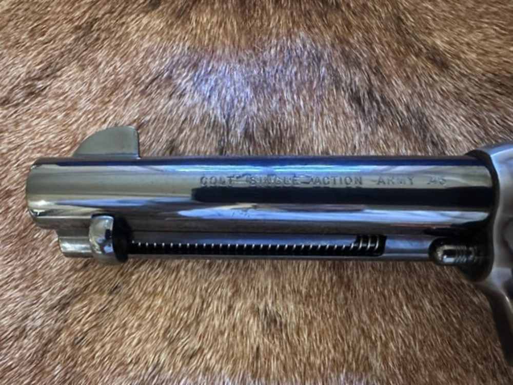 LNIB COLT SINGLE ACTION ARMY, MODEL P1840, 45 COLT, 4.75" UNFIRED, 2006-img-5