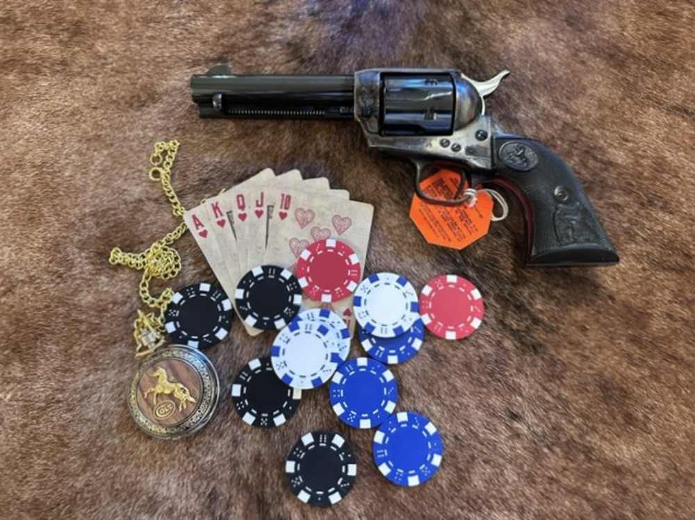 LNIB COLT SINGLE ACTION ARMY, MODEL P1840, 45 COLT, 4.75" UNFIRED, 2006-img-0