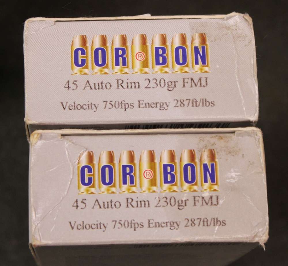 Corbon .45 Auto Rim Match Ammo 100 rounds 2 boxes Cor-Bon AR ammunition-img-0