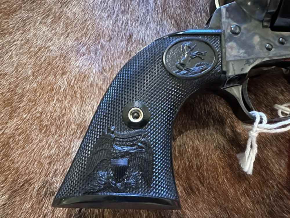 NIB COLT SAA Custom Shop PRISTINE 7.5” , Deep Blue, Model P1870 .45LC -img-9