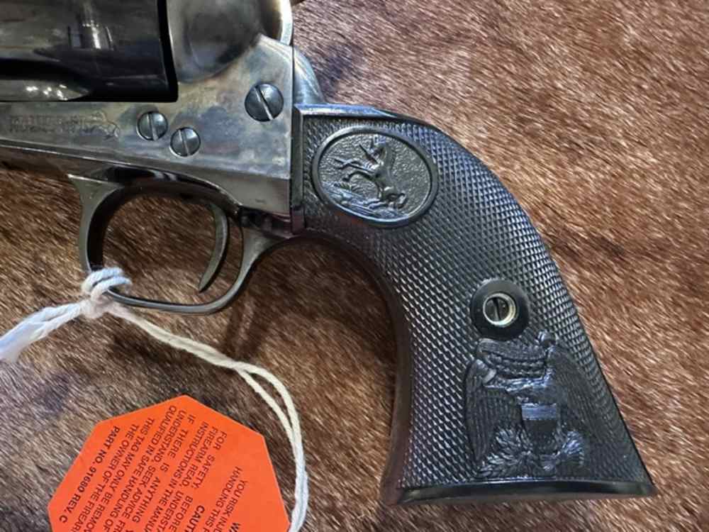 NIB COLT SAA Custom Shop PRISTINE 7.5” , Deep Blue, Model P1870 .45LC -img-3