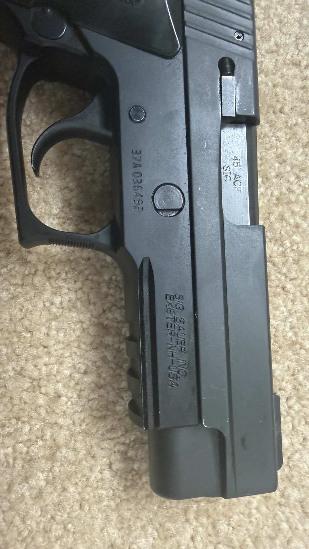 Sig Sauer P220R-45-B Nitron .45 ACP, Custom Shop, Excellent Condition-img-6